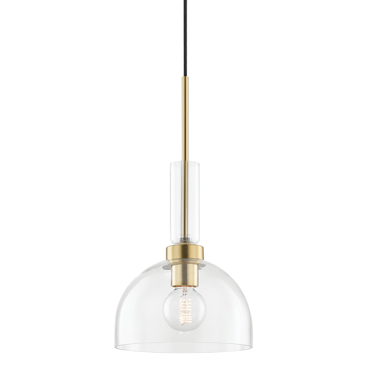 Tabitha Pendant - 1-Light - Aged Brass - Mitzi H384701-AGB