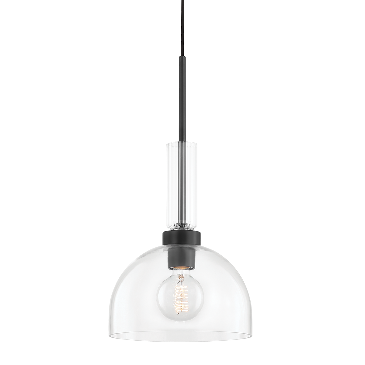 Tabitha Pendant - 1-Light - Soft Black - Mitzi H384701-SBK