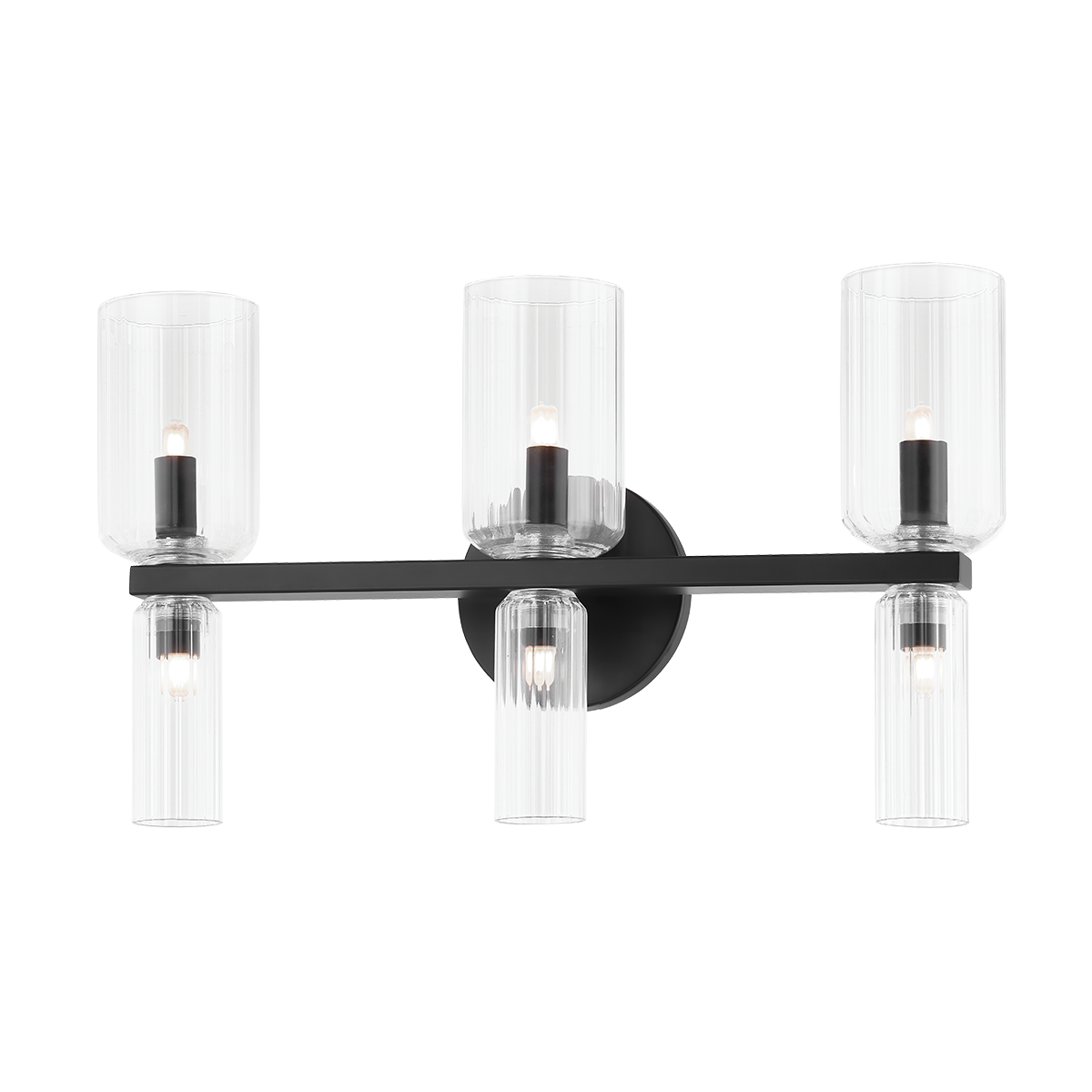 Tabitha Vanity Light - 6-Light - Soft Black - Mitzi H384303-SBK