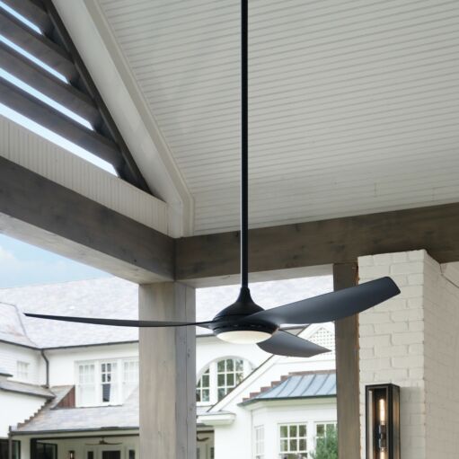 Talan 64" LED Smart Fan - Matte Black by Hinkley Lighting