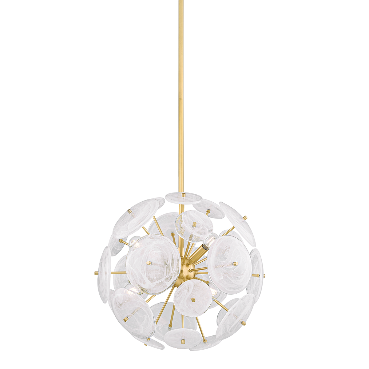 Tamara Chandelier - 6-Light - Aged Brass - Mitzi H1004806-AGB