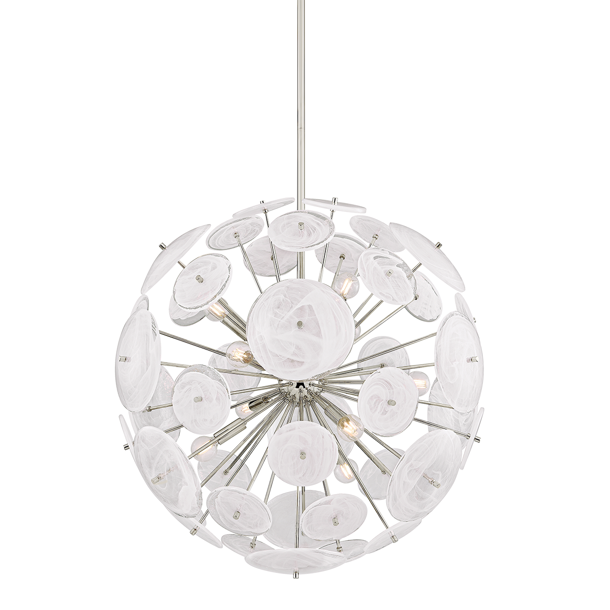 Tamara Chandelier - 9-Light - Polished Nickel - Mitzi H1004809-PN