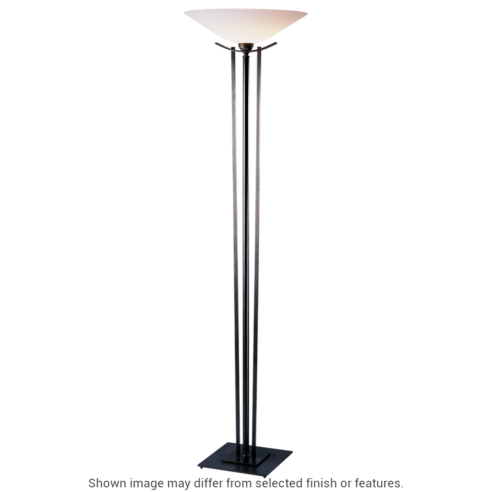 Taper Torchiere - White - Opal Glass by Hubbardton Forge