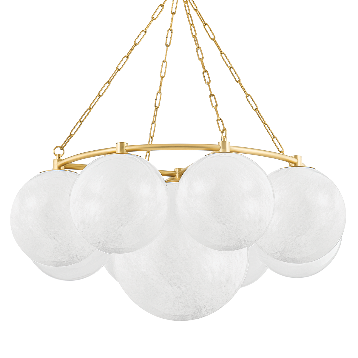 Thornwood Large Chandelier - Aged Brass by Hudson Valley Lighting