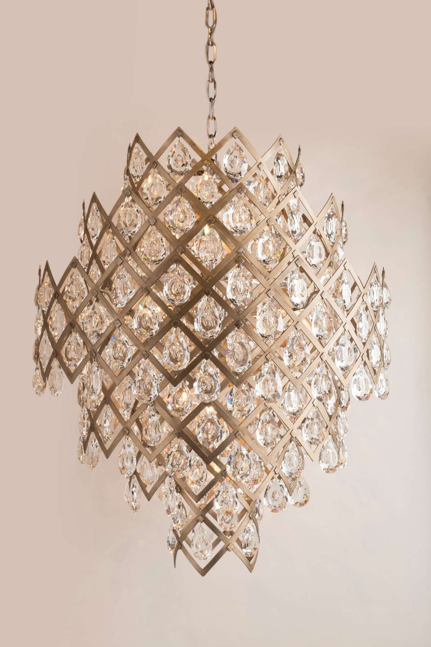 Tiara Medium Chandelier by Corbett Lighting