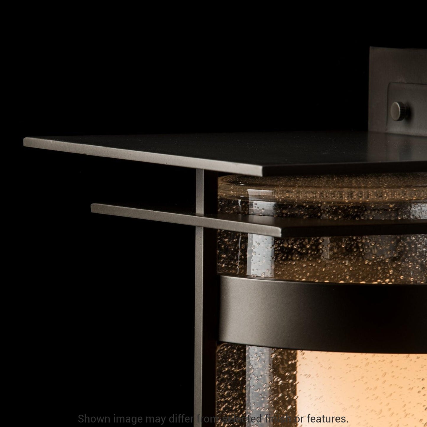 Torch with Top Plate Large Outdoor Sconce - White by Hubbardton Forge
