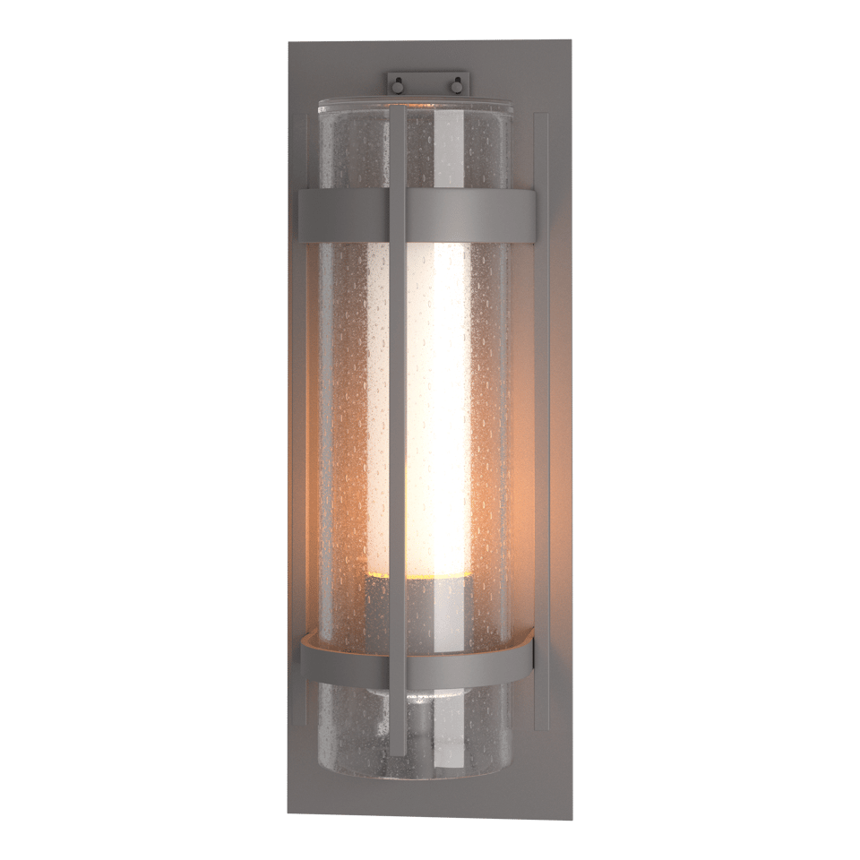 Torch XL Outdoor Sconce - Coastal Burnished Steel by Hubbardton Forge