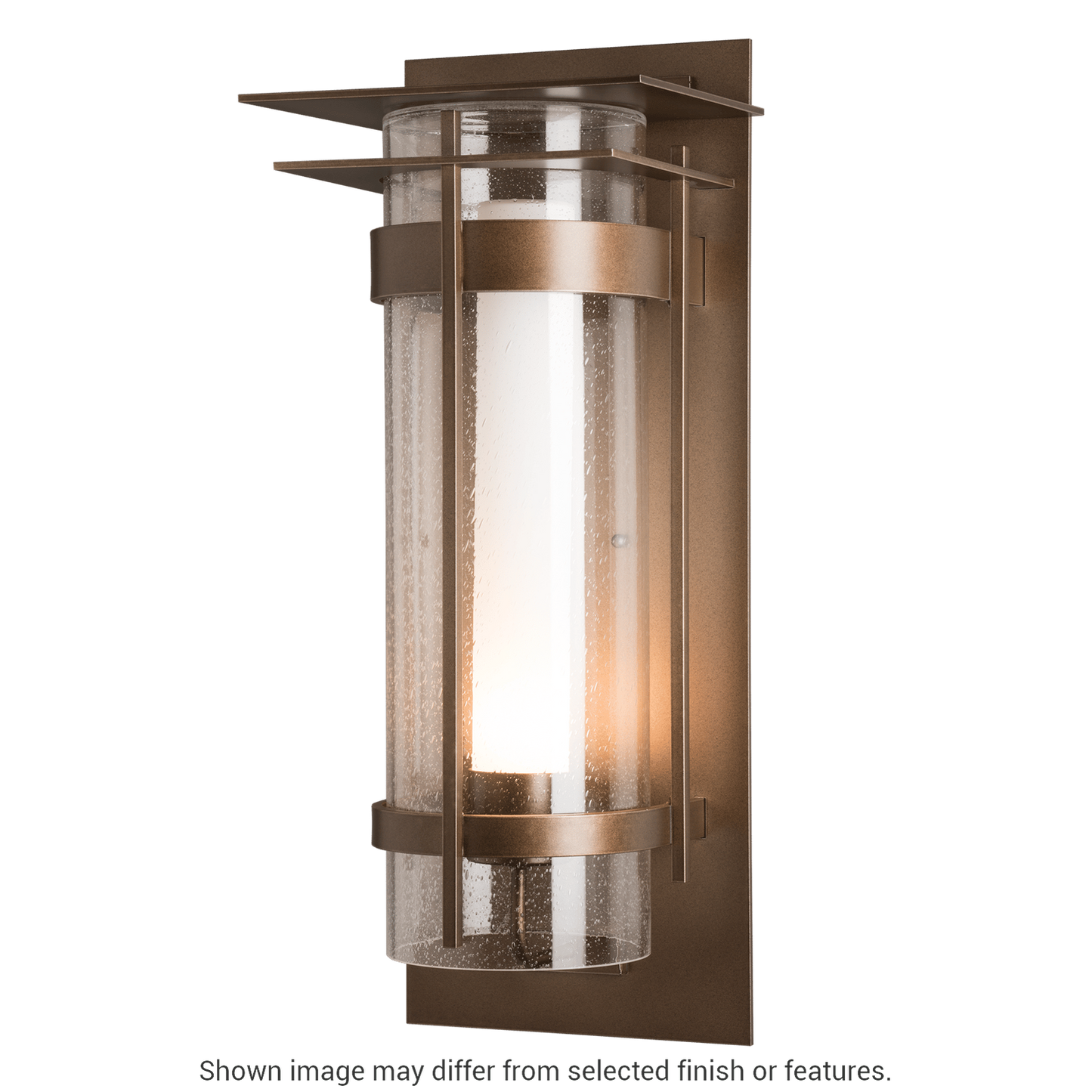 Torch XL Outdoor Sconce with Top Plate - White by Hubbardton Forge