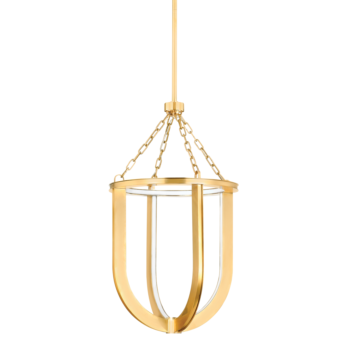 Tournu Large Lantern - Aged Brass by Hudson Valley Lighting
