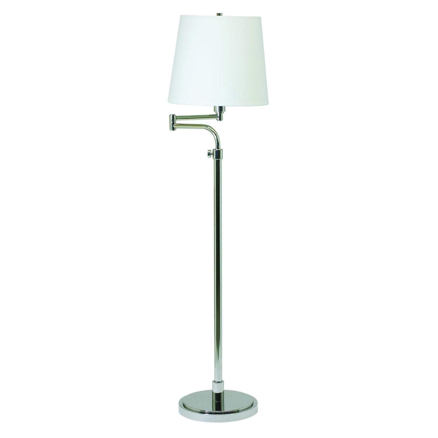 Townhouse Adjustable Swing Arm Floor Lamp - TH700-PN - Polished Nickel by House of Troy