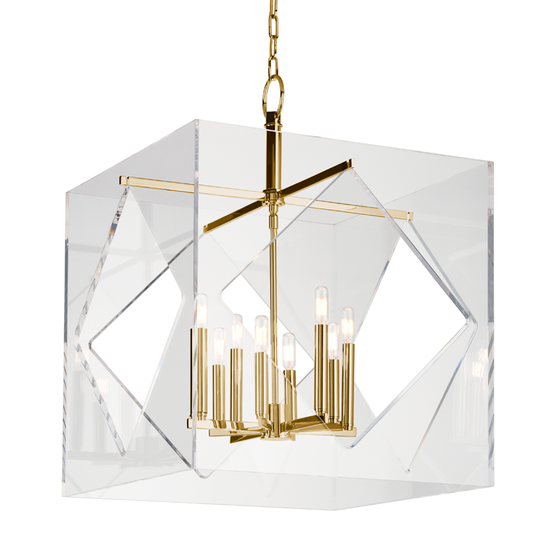 Travis Large Chandelier - Aged Brass by Hudson Valley Lighting