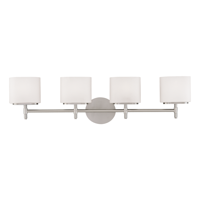 Trinity Vanity Light - 4-Light - Satin Nickel by Hudson Valley Lighting