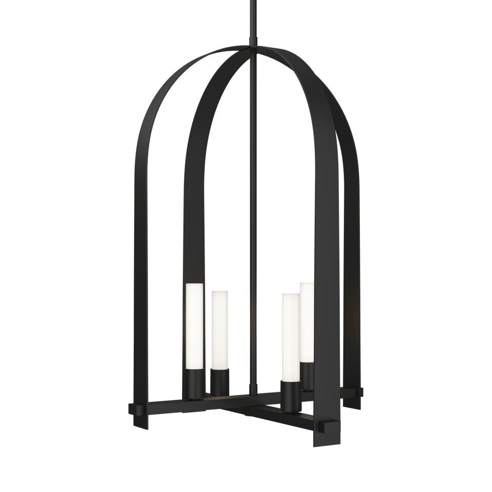 Triomphe 4-Light Pendant - Black by Hubbardton Forge