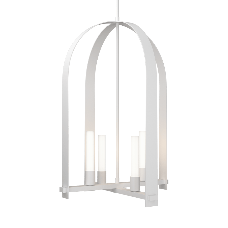Triomphe 4-Light Pendant - White by Hubbardton Forge
