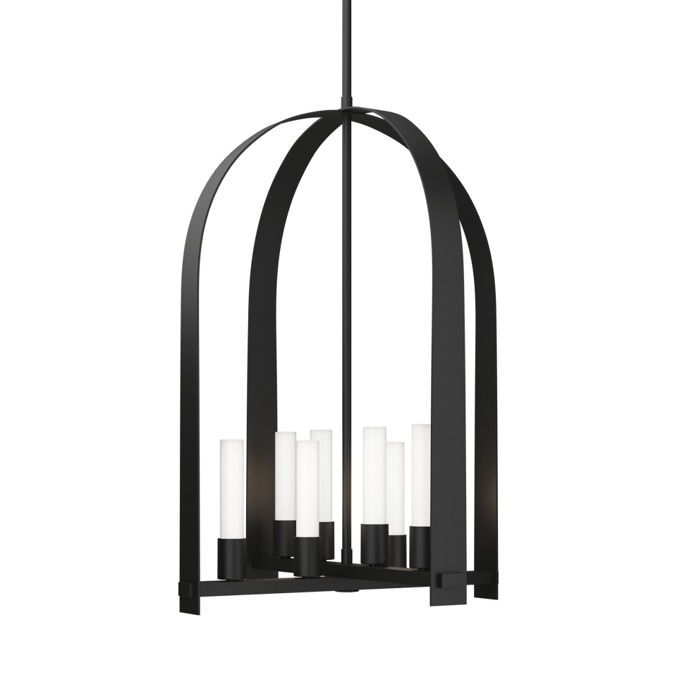 Triomphe 8-Light Pendant - Black by Hubbardton Forge