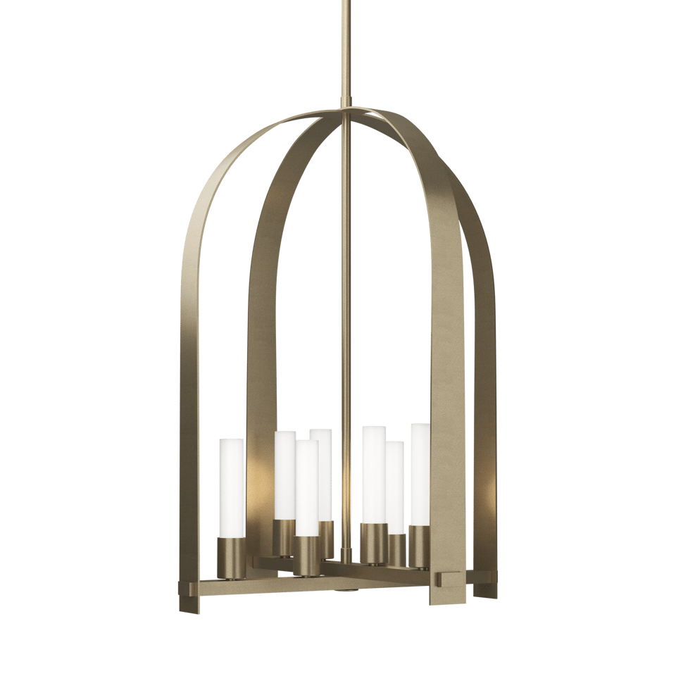 Triomphe 8-Light Pendant - Soft Gold by Hubbardton Forge