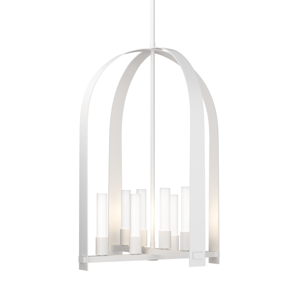 Triomphe 8-Light Pendant - White by Hubbardton Forge