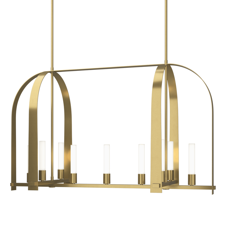 Triomphe 9-Light Linear Pendant - Modern Brass by Hubbardton Forge