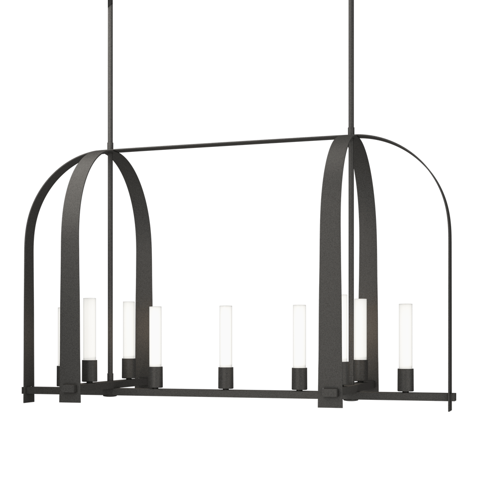 Triomphe 9-Light Linear Pendant - Natural Iron by Hubbardton Forge