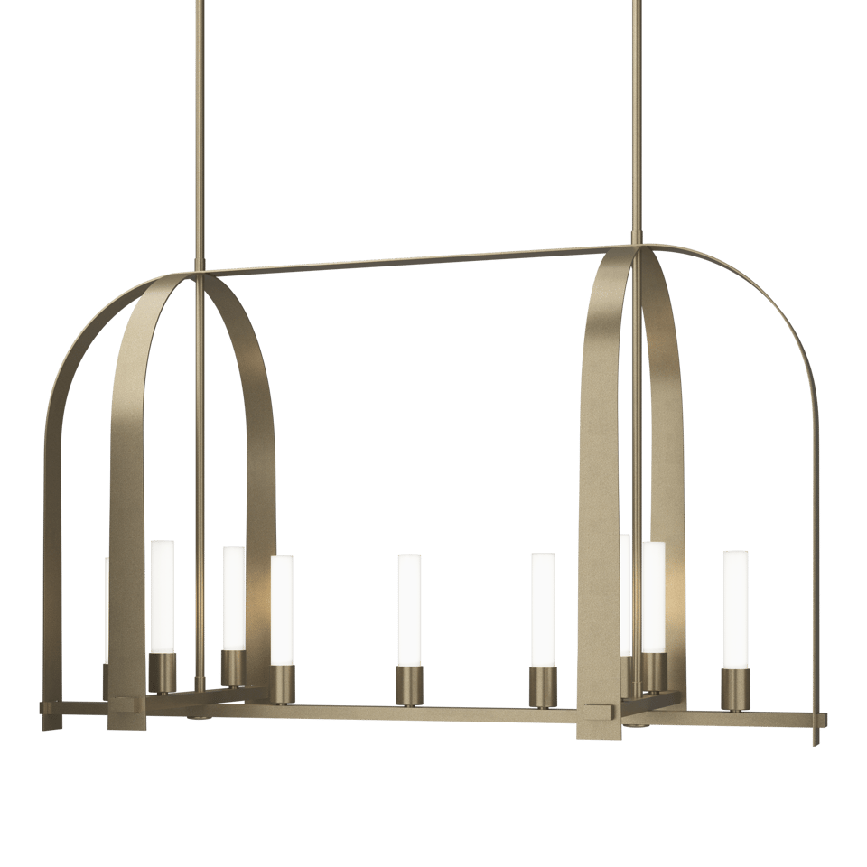 Triomphe 9-Light Linear Pendant - Soft Gold by Hubbardton Forge