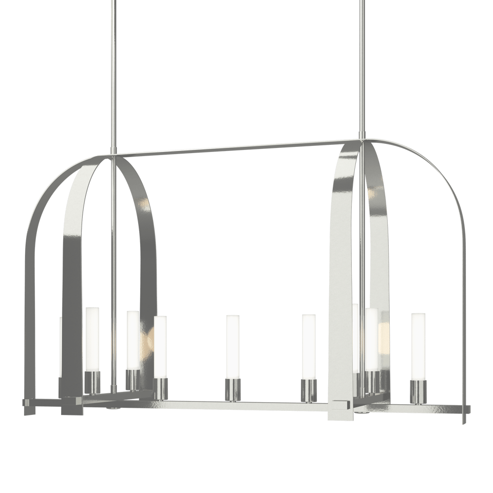 Triomphe 9-Light Linear Pendant - Sterling by Hubbardton Forge