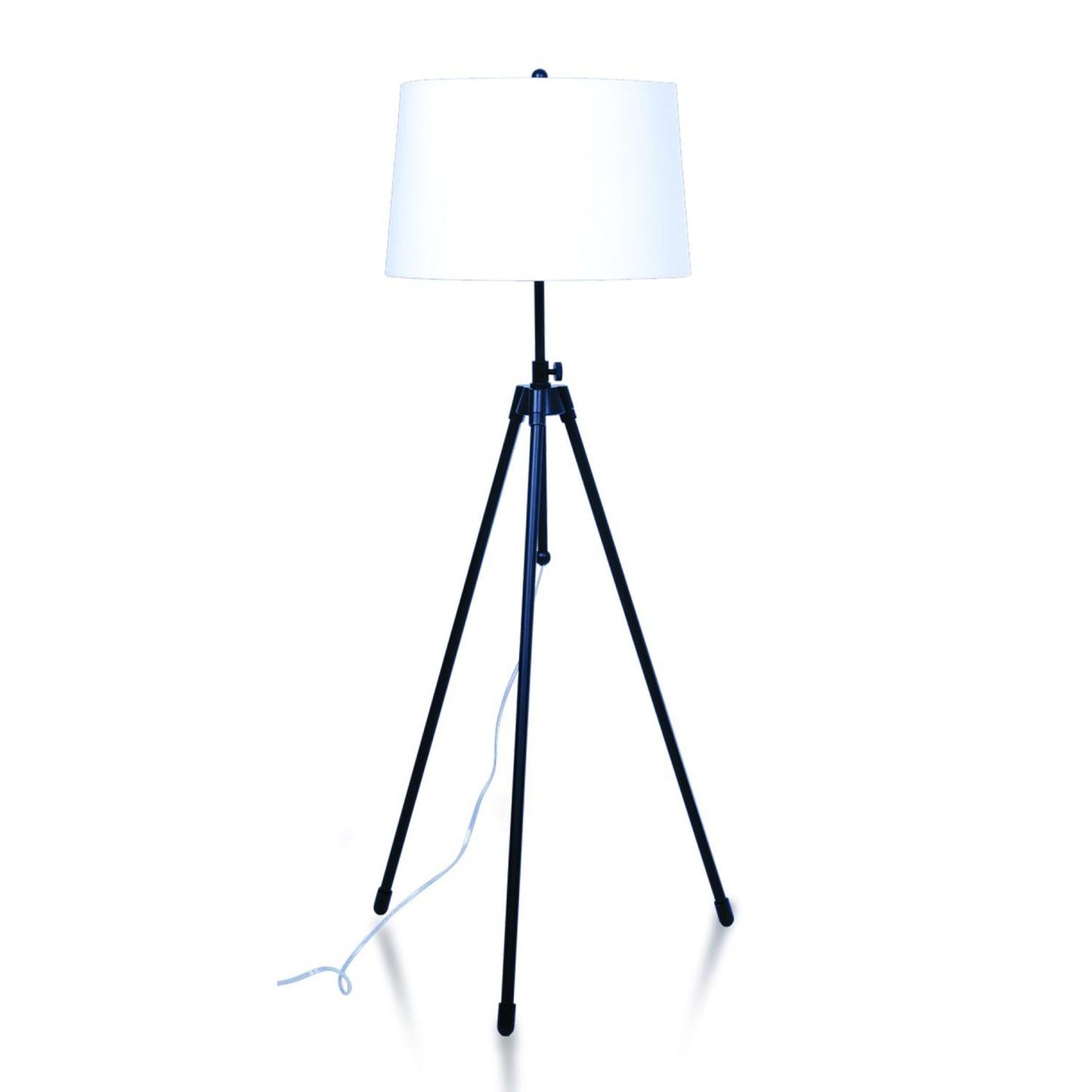 Tripod Adjustable Floor Lamp - TR201-BLK - Black by House of Troy