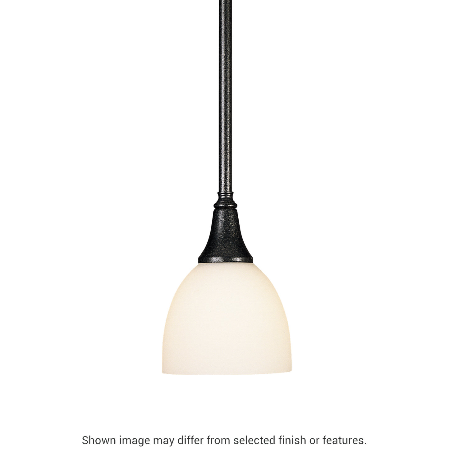 Trumpet Mini Pendant - White - Water Glass by Hubbardton Forge