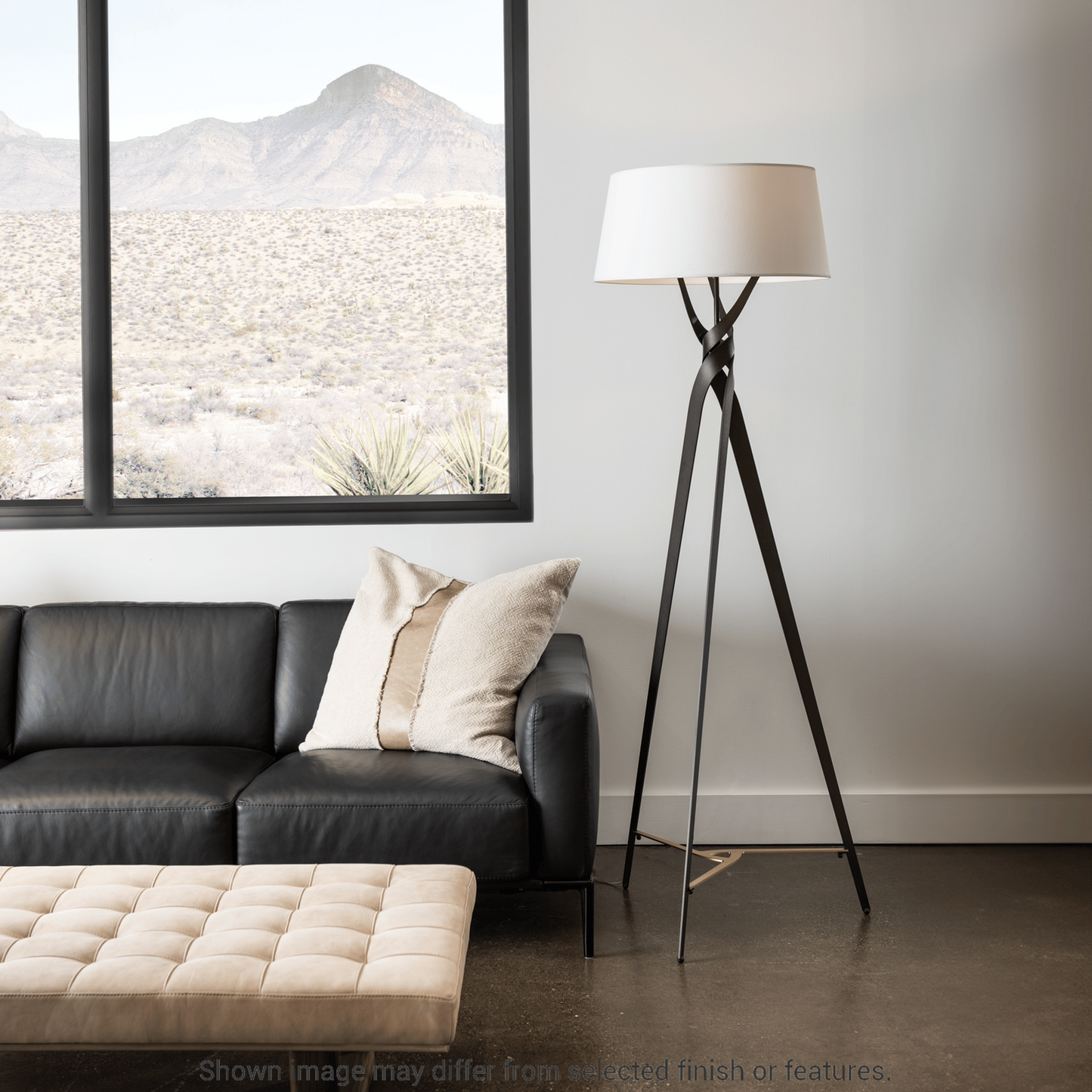 Tryst Floor Lamp - White by Hubbardton Forge