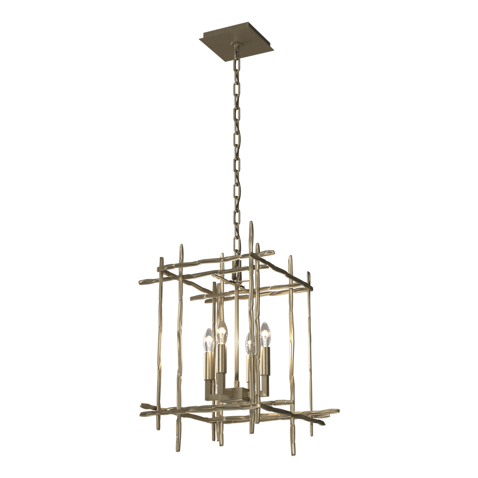 Tura 4-Light Small Chandelier - Soft Gold by Hubbardton Forge