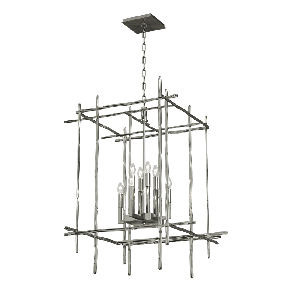 Tura 8-Light Large Chandelier - Sterling by Hubbardton Forge