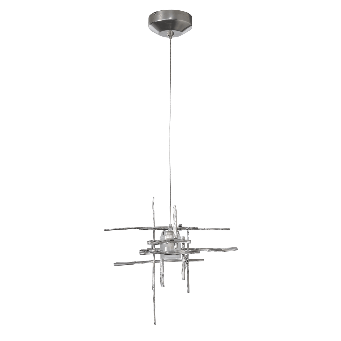 Tura Frosted Glass Low Voltage Mini Pendant - White by Hubbardton Forge