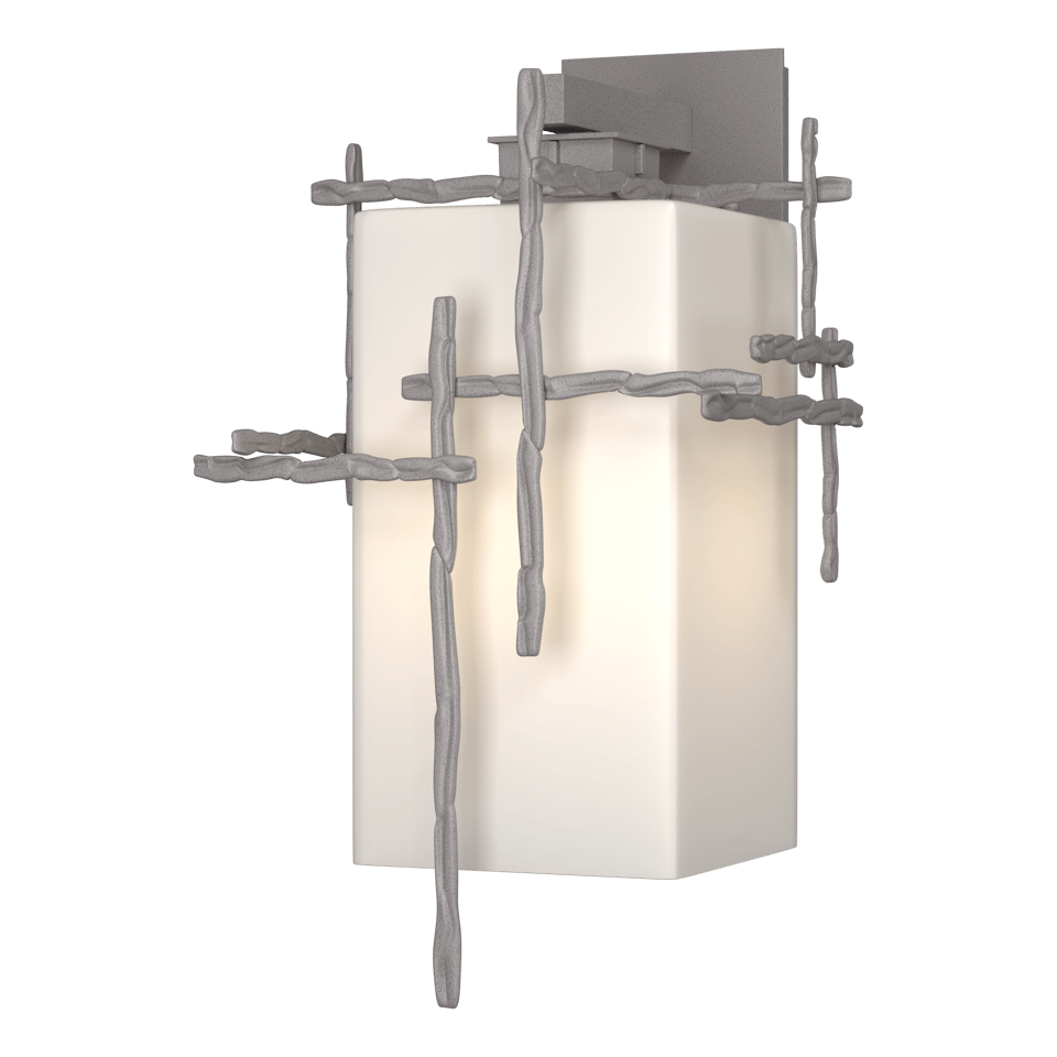 Tura Large Outdoor Sconce - Coastal Burnished Steel by Hubbardton Forge