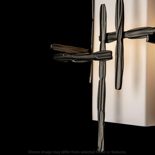 Tura Small Outdoor Sconce - White by Hubbardton Forge