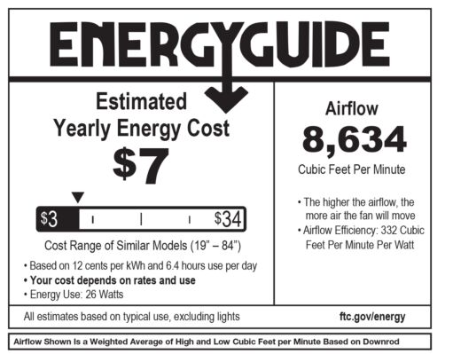 Turbine 80" LED Smart Fan - Matte Black - Driftwood Blades by Hinkley Lighting