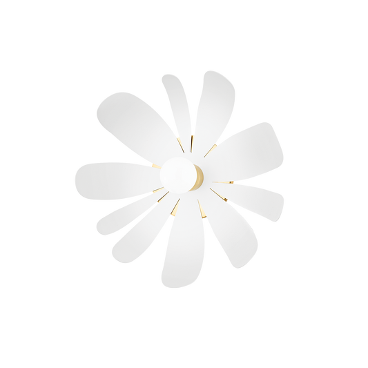 Twiggy Bath Sconce - Aged Brass/Textured White - Mitzi H698301-AGB/TWH