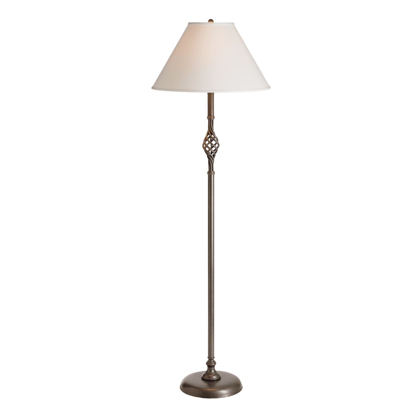 Twist Basket Floor Lamp - Natural Iron by Hubbardton Forge