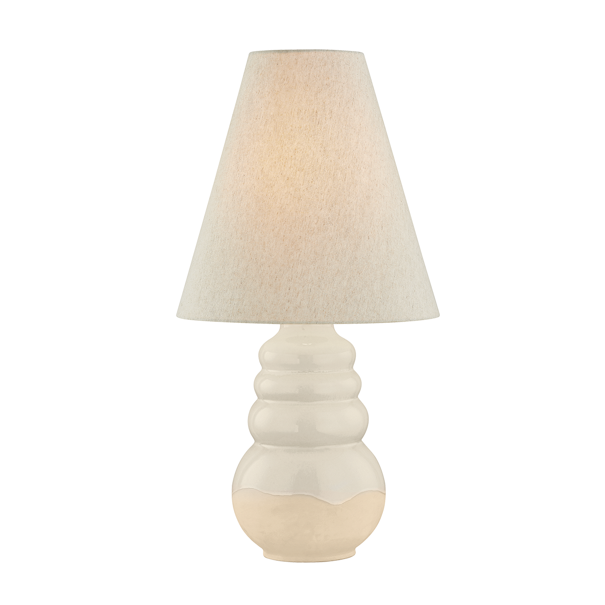 Tybee Table Lamp - Aged Brass/Ceramic Elemental White by Hudson Valley Lighting