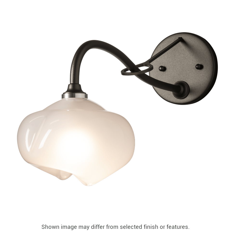 Ume 1-Light Long Arm Sconce - White by Hubbardton Forge