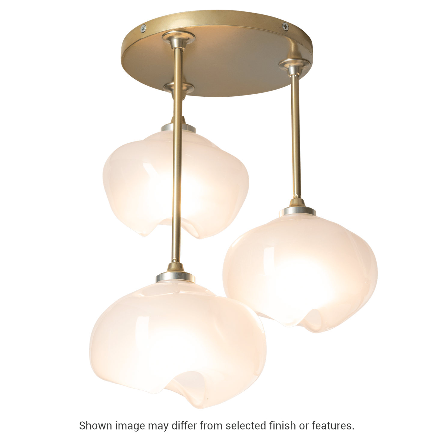 Ume 3-Light Semi-Flush - White by Hubbardton Forge