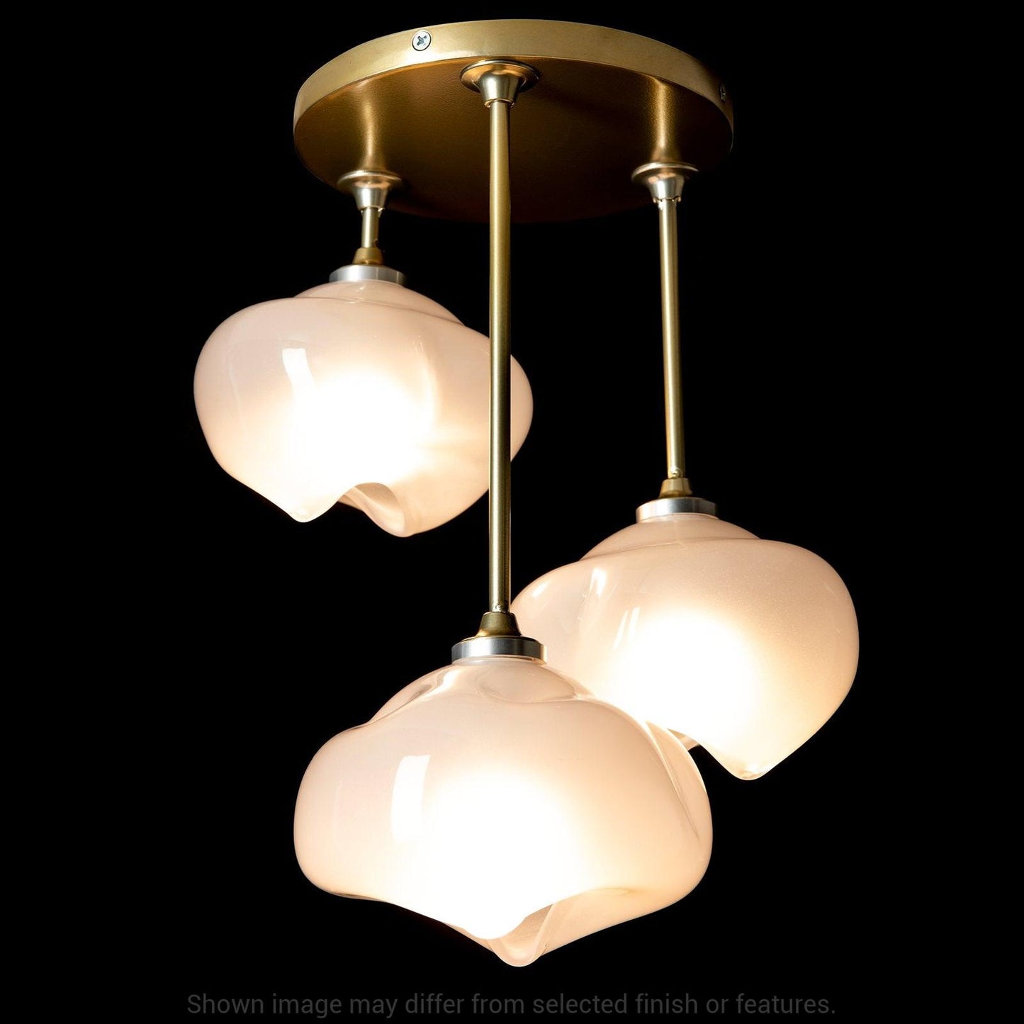 Ume 3-Light Semi-Flush - White by Hubbardton Forge