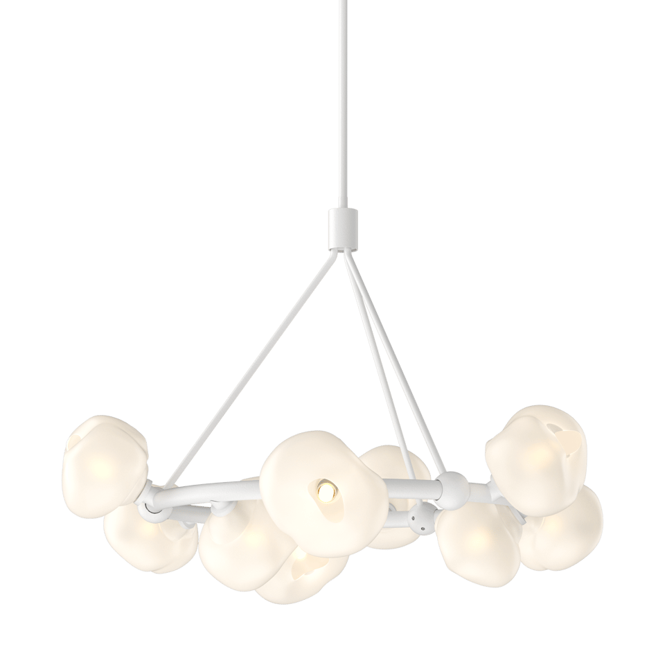 Ume 9-Light Ring Pendant - White by Hubbardton Forge