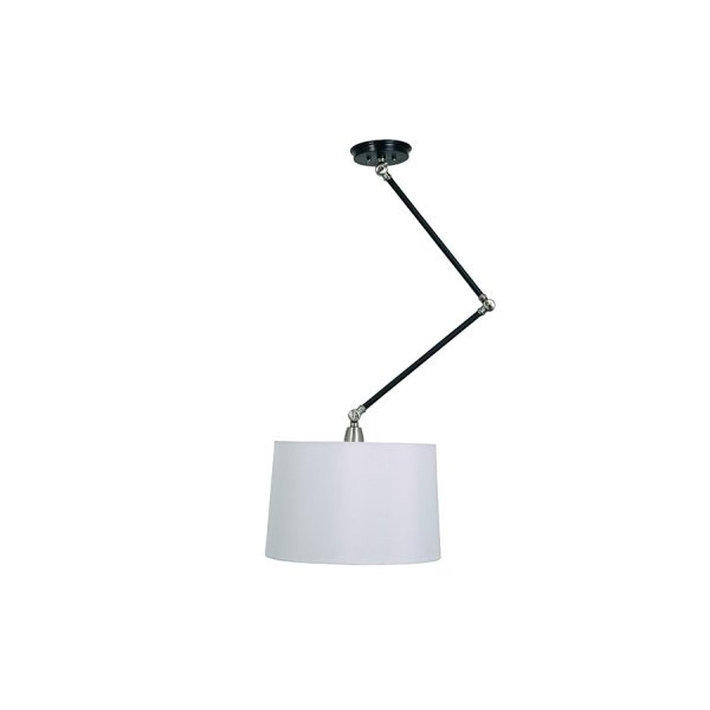 Uptown pendant - UP501-BLK/SN - Black/Satin Nickel by House of Troy