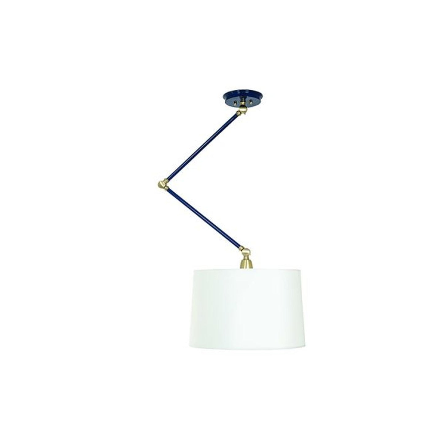 Uptown pendant - UP501-NB/SB - Navy Blue/Satin Brass by House of Troy