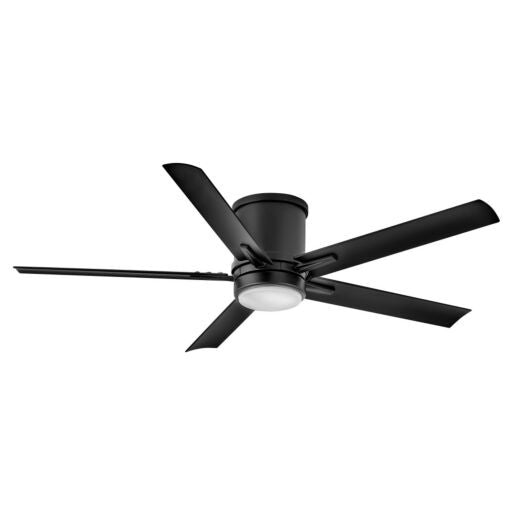 Vail Flush 52" LED Smart Fan - Matte Black by Hinkley Lighting