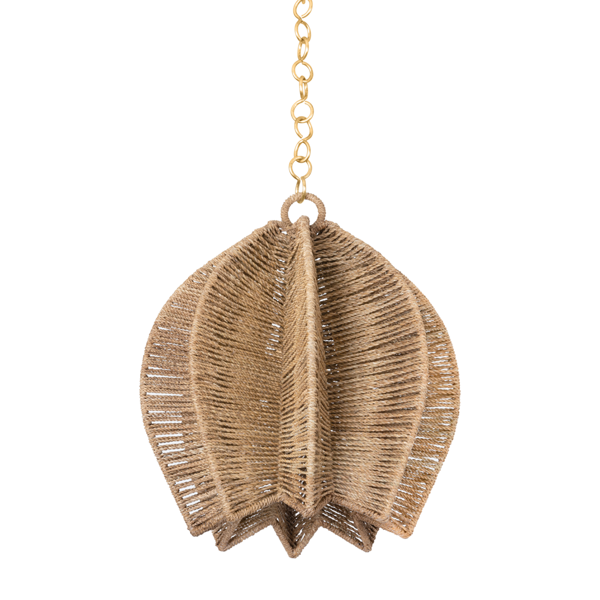 Valatie Pendant - 1-Light - Vintage Gold Leaf - Troy Lighting F3416-VGL