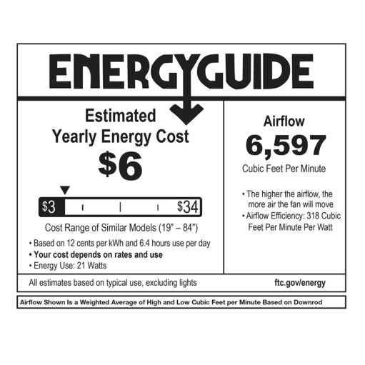 Vantage 66" LED Smart Fan - Matte Black by Hinkley Lighting