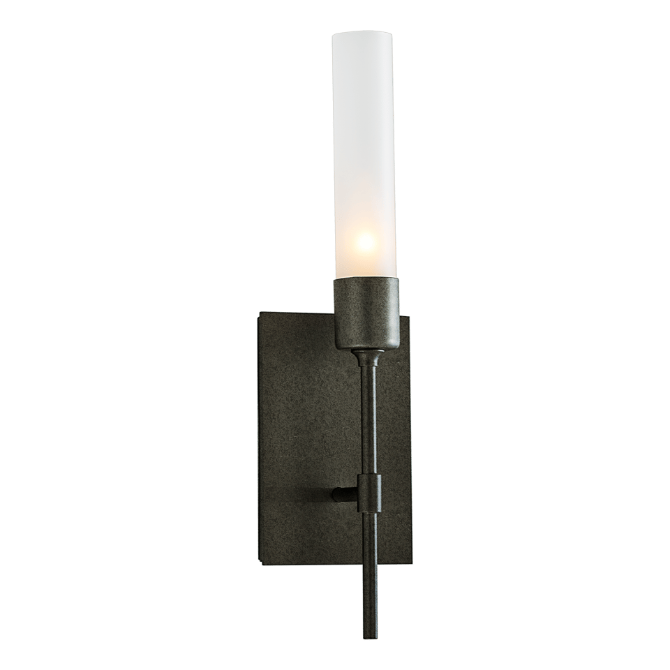 Vela Sconce - Natural Iron - Frosted Glass by Hubbardton Forge