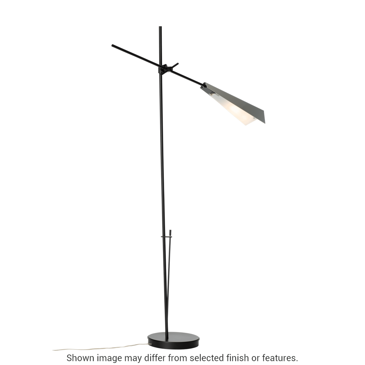 Vertex Floor Lamp - White by Hubbardton Forge