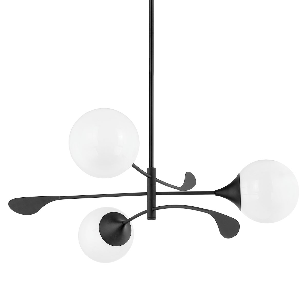 Victoria Chandelier - 3-Light - Textured Black - Mitzi H812803-TBK