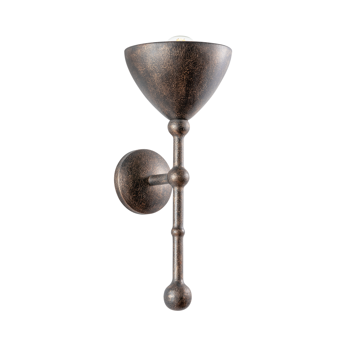 Vishal Wall Sconce - 1-Light - Black Patina Gold - Troy Lighting B2319-BPG